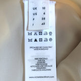 Victoria Beckham Cap Sleeve Midi Dress Lavender Silk Size US 6