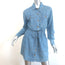 Veronica Beard Alyse Denim Shirtdress Chambray Size 4 Long Sleeve Mini Dress