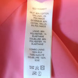 Carolina Herrera Puff Sleeve Midi Dress Pink Cotton-Linen Boucle Size 10