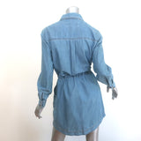 Veronica Beard Alyse Denim Shirtdress Chambray Size 4 Long Sleeve Mini Dress