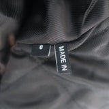 The Kooples Cropped Leather Bomber Jacket Anthracite Size 0