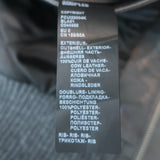 The Kooples Cropped Leather Bomber Jacket Anthracite Size 0