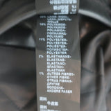 The Kooples Cropped Leather Bomber Jacket Anthracite Size 0