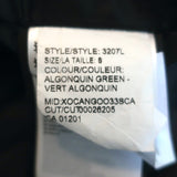 Canada Goose Altona Shearling & Leather-Trim Down Parka Coat Green Size Small