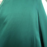 La Ligne Charlotte Tie-Strap Bicolor Colorblock Dress Green Satin Size Small