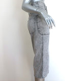 Isabel Marant Toria Denim Midi Skirt Gray Size 34