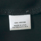 MISA Fleur Pom Pom Top Navy Ruffled Satin Size Small Sleeveless Top