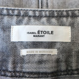 Isabel Marant Toria Denim Midi Skirt Gray Size 34