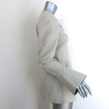Co Peplum Cuff Jacket Clay Wool-Hemp Canvas Size Extra Small