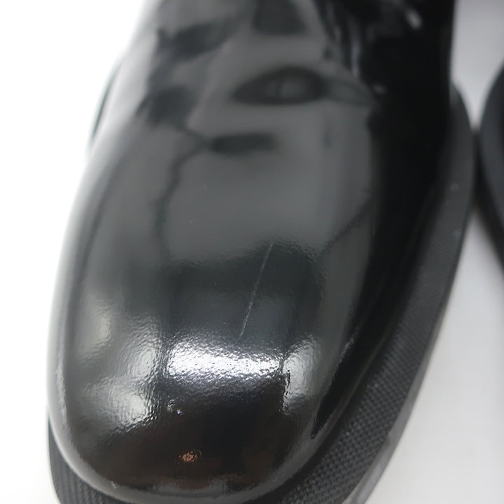 Dior Homme Chelsea Boots Black Patent Leather Size 42