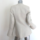 Co Peplum Cuff Jacket Clay Wool-Hemp Canvas Size Extra Small