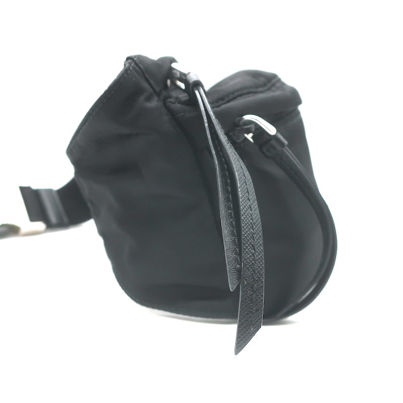 Prada Montagna Belt Bag Black Tessuto Nylon Medium Crossbody