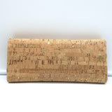 Oscar de la Renta Beaded Metallic Cork Clutch Chain Strap Small Shoulder Bag