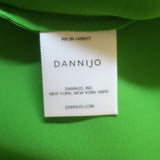 Dannijo Midi Slip Dress Kelly Green Silk Satin Size Small