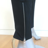 Givenchy Track Pants Black Crepe Jersey Size 36