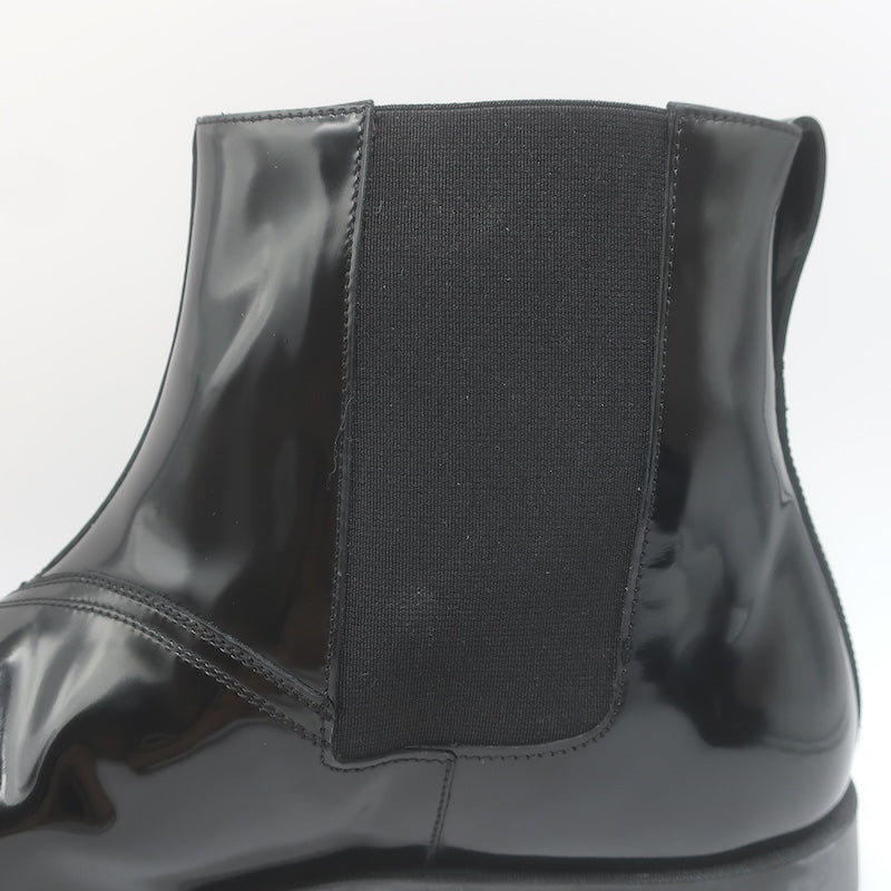 Dior Homme Chelsea Boots Black Patent Leather Size 42