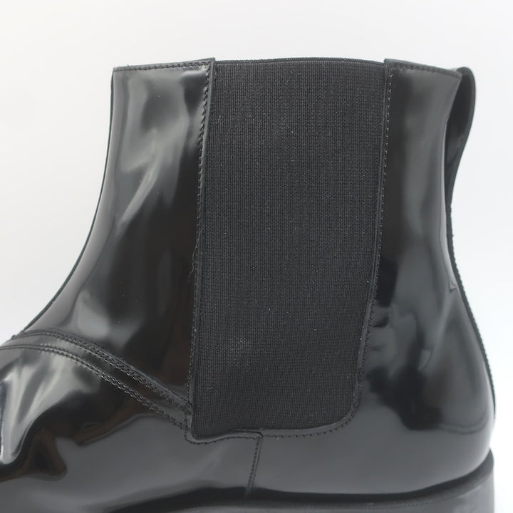 Dior Homme Chelsea Boots Black Patent Leather Size 42