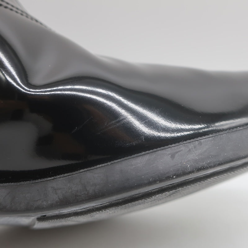 Dior Homme Chelsea Boots Black Patent Leather Size 42