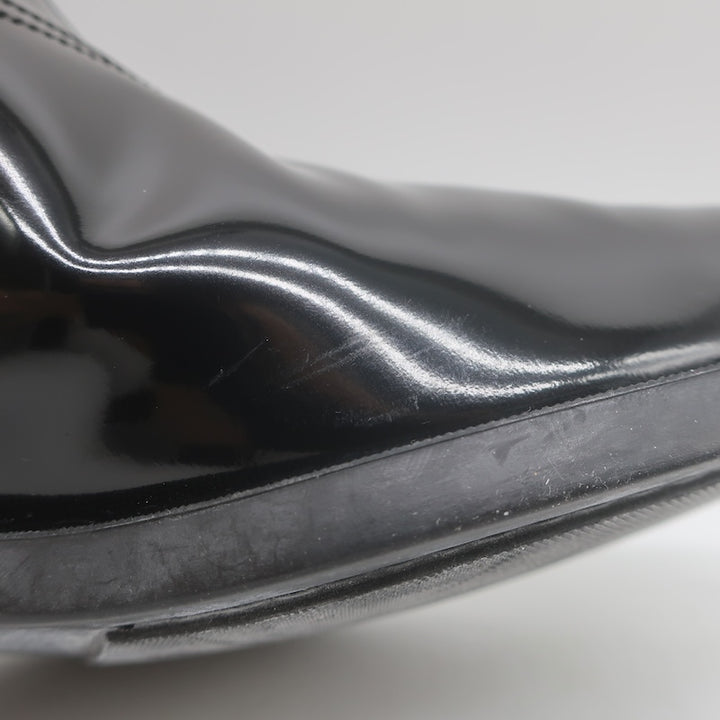 Dior Homme Chelsea Boots Black Patent Leather Size 42
