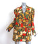 Gucci Garden Horsebit Print Jacket Multicolor Mohair Size 38 Oversize Blazer NEW