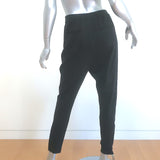 Givenchy Track Pants Black Crepe Jersey Size 36