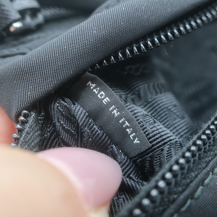 Prada Montagna Belt Bag Black Tessuto Nylon Medium Crossbody
