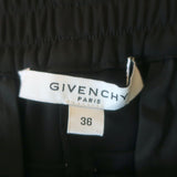 Givenchy Track Pants Black Crepe Jersey Size 36