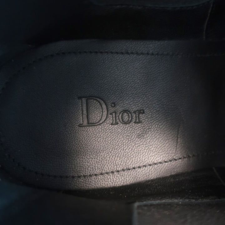 Dior Homme Chelsea Boots Black Patent Leather Size 42