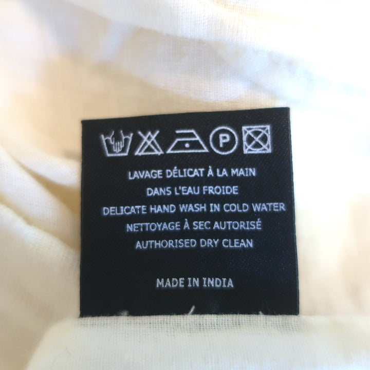 Isabel Marant Etoile Vera Mini Skirt Ecru Embroidered Cotton Gauze Size 36