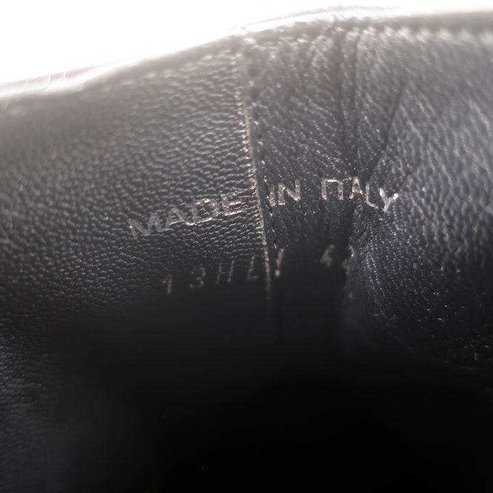 Dior Homme Chelsea Boots Black Patent Leather Size 42