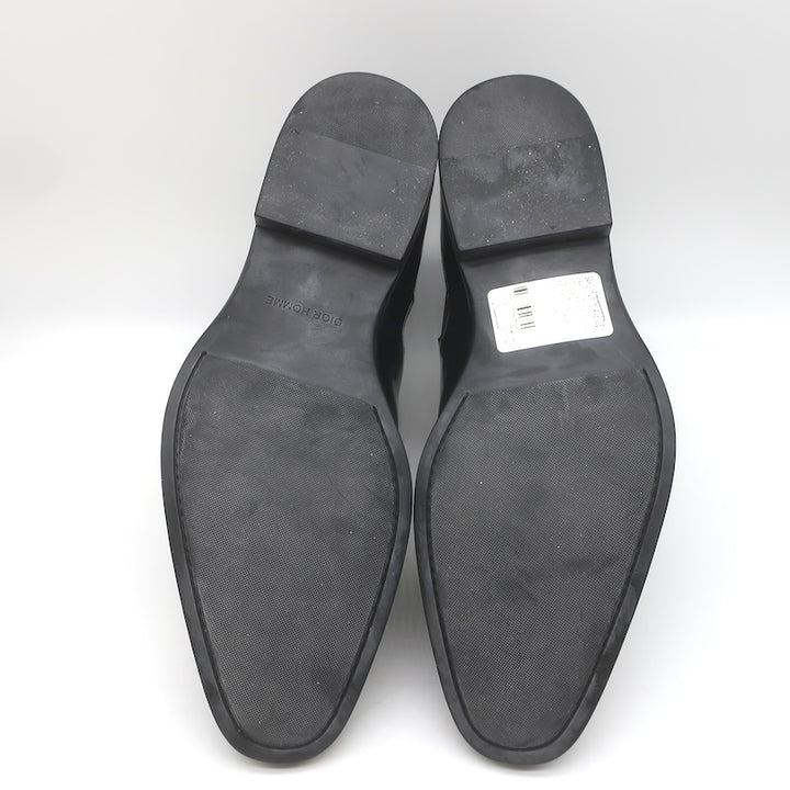 Dior Homme Chelsea Boots Black Patent Leather Size 42