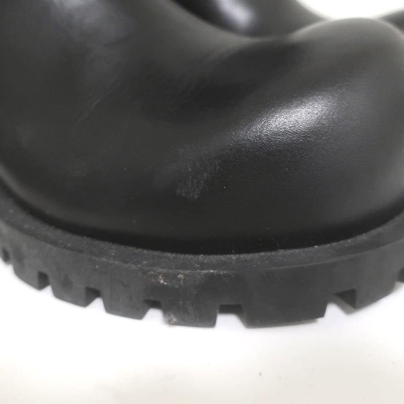 Balenciaga Hummer Boots Black Leather Size 40 US 9/10