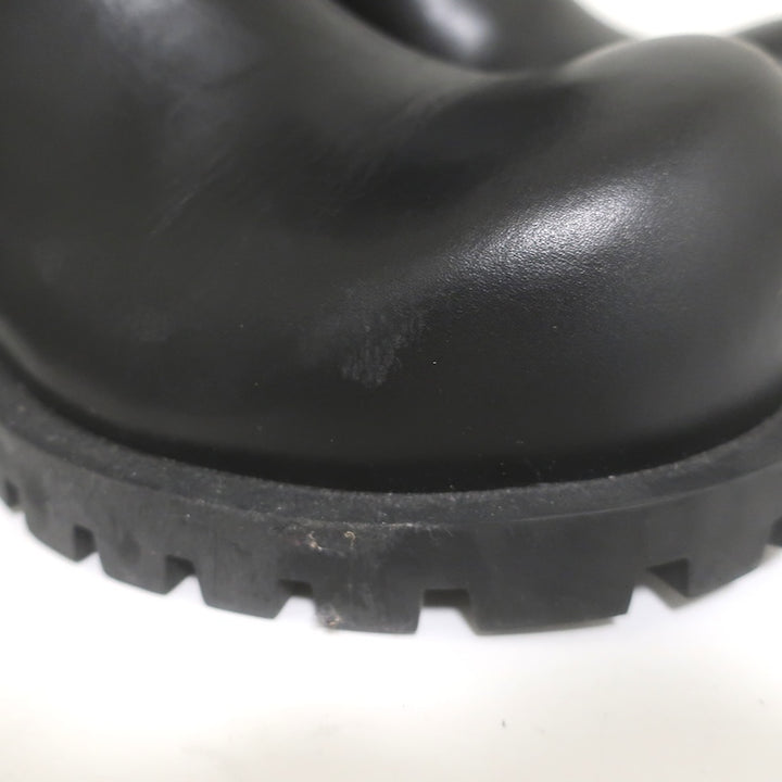 Balenciaga Hummer Boots Black Leather Size 40 US 9/10