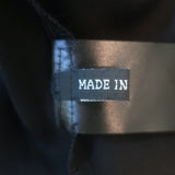 Ann Demeulemeester belted asymmetric midi dress in black jersey, authentic pre-owned luxury