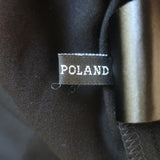 Ann Demeulemeester belted asymmetric midi dress, black jersey — authentic pre-owned