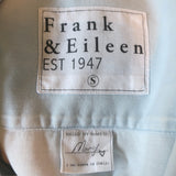 Frank & Eileen Mary Long Sleeve Shirtdress Classic Blue Tattered Wash Size Small