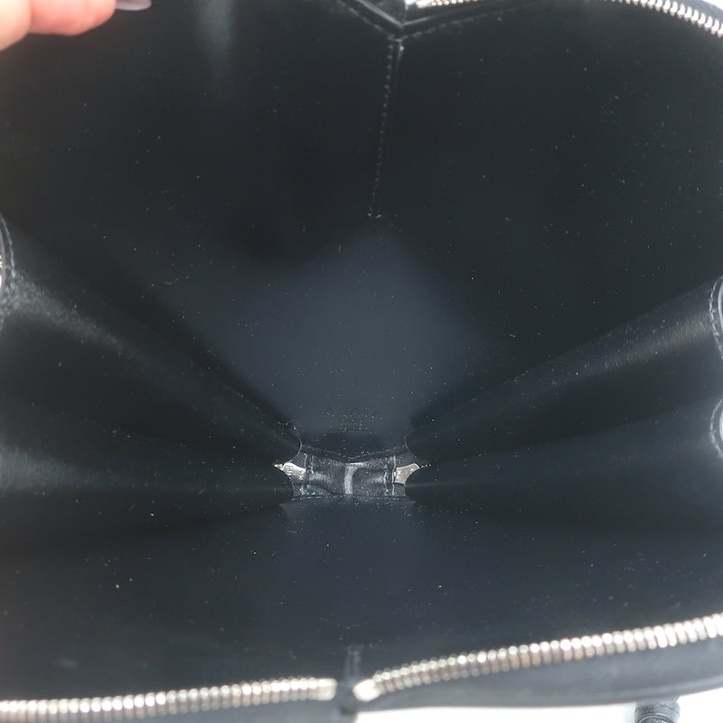 Alaia Le Coeur Small Heart Crossbody Bag Black Leather NEW