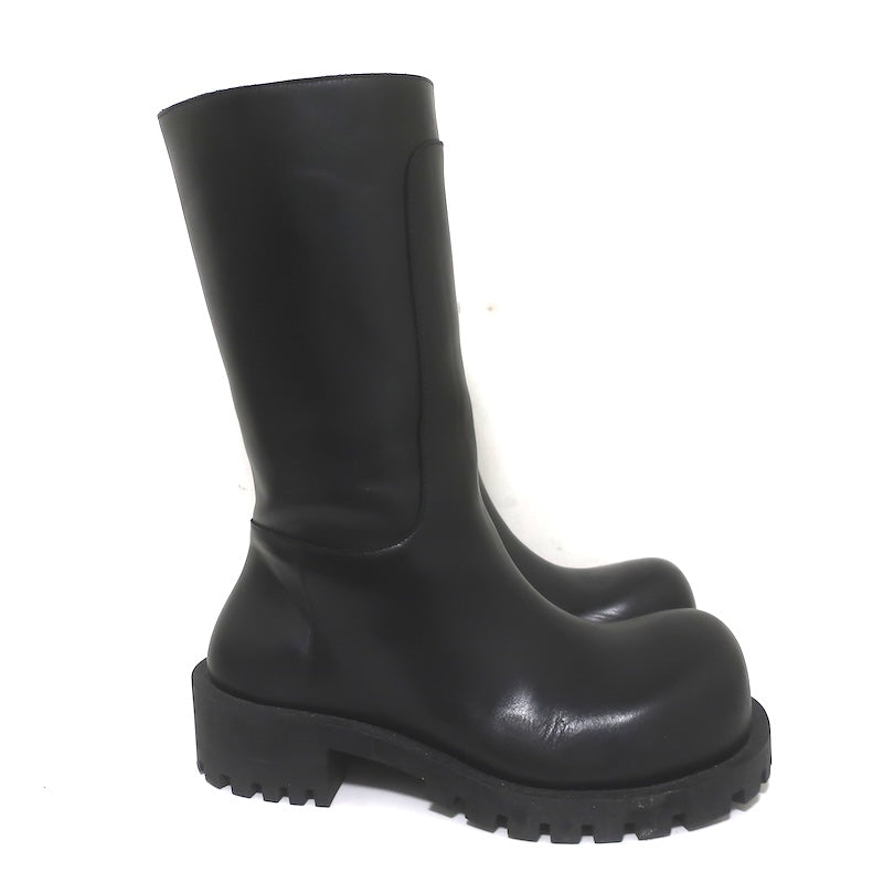 Balenciaga Hummer Boots Black Leather Size 40 US 9/10