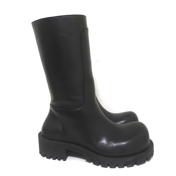 Balenciaga Hummer Boots Black Leather Size 40 US 9/10