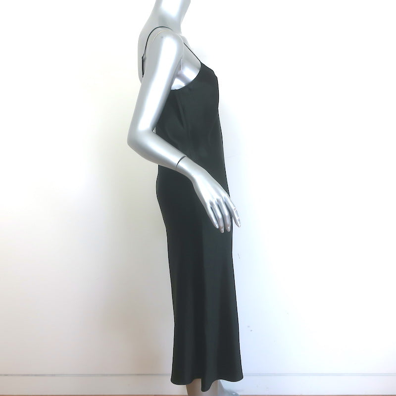 Vince Satin Slip Dress Black Size Small