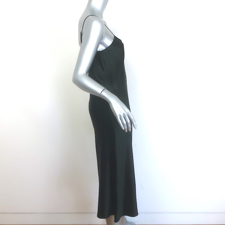 Vince Satin Slip Dress Black Size Small