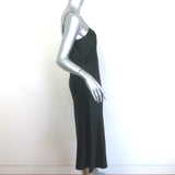 Vince Satin Slip Dress Black Size Small