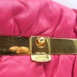 Miu Miu Frame Clutch Peony Leather Small Bag