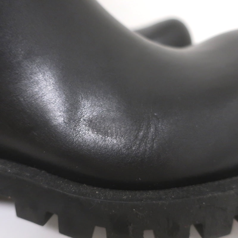 Balenciaga Hummer Boots Black Leather Size 40 US 9/10