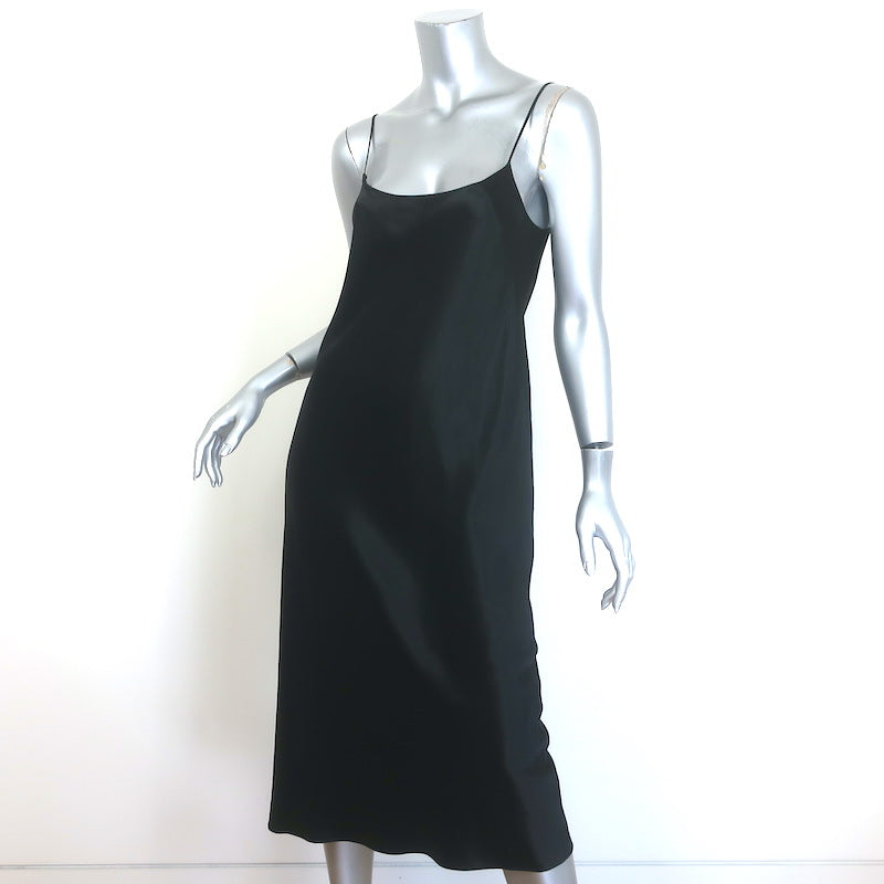 Vince Satin Slip Dress - Black Vince Satin Slip Dress - Black
