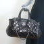 Chanel Portobello East West Tote Bag Black Quilted Glazed Calfskin and Tweed