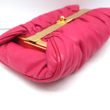 Miu Miu Frame Clutch Peony Leather Small Bag