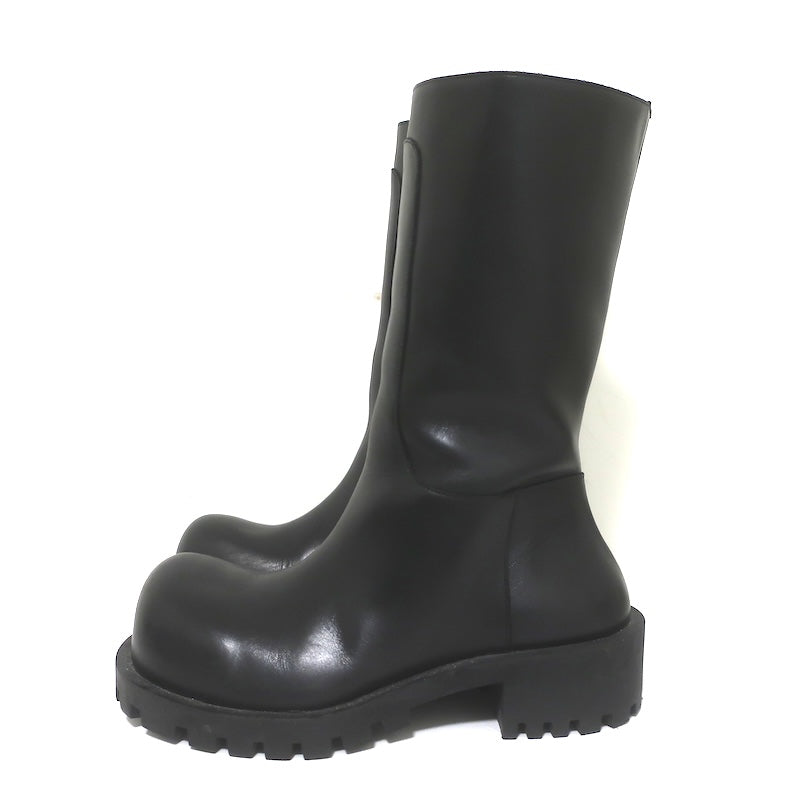 Balenciaga Hummer Boots Black Leather Size 40 US 9/10