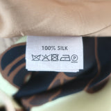 Dries Van Noten silk Doria midi dress in pale yellow floral print, size XS — pre-owned, gently worn luxury piece