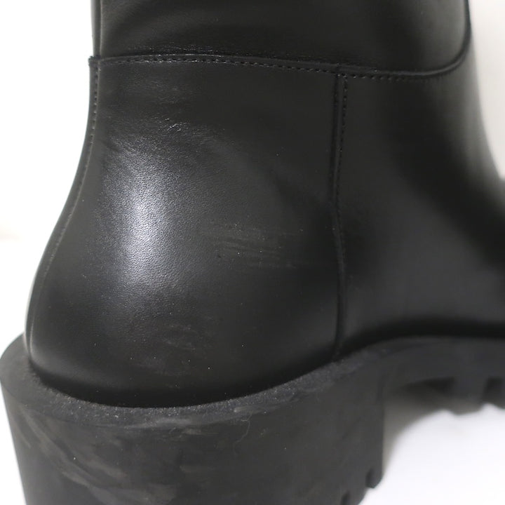 Balenciaga Hummer Boots Black Leather Size 40 US 9/10
